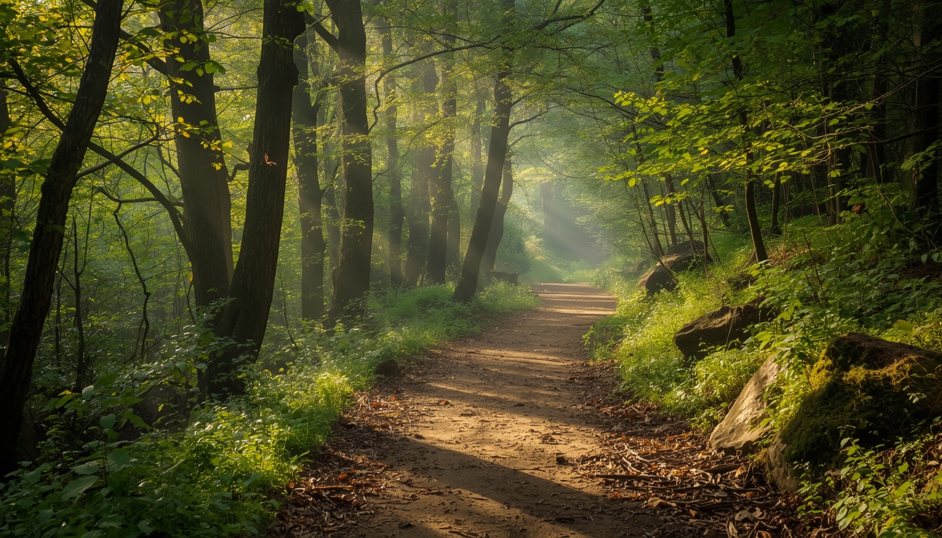 Reviveioback morning trail rhythm pathway